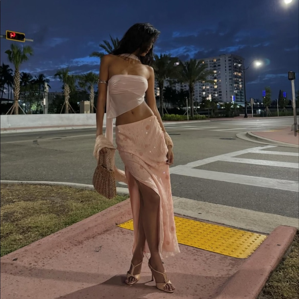 Mirror Palais Pink Skirt